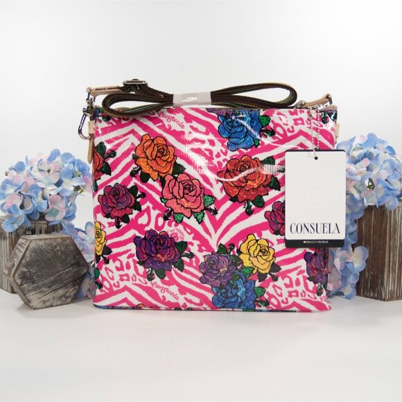 Consuela Frutti Floral Downtown Crossbody Bag NWT - Picture 4 of 8